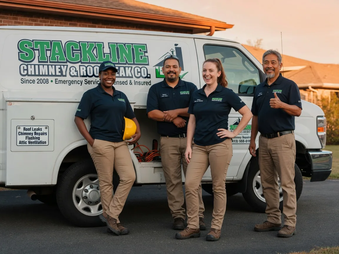 Chimney flashing repair company in Kingsbury, TX